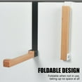 thumbnail image 3 of Ywmsfl Over The Door Hook Folding Drying Rack for Laundry Bathroom Travel Hangers, 3 of 8