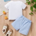 thumbnail image 5 of Little Boy Clothing Set Toddler Baby Golf Cart Print Short Sleeve T-Shirt & Striped Shorts 2-Piece Summer Outfit Toddler Boy Summer Clothes, 5 of 9