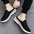 thumbnail image 3 of Dakaela Mules for Women Arch Support Slip on Backless Sneakers Orthopedic Clogs Walking Shoes Black 5.5, 3 of 8