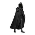 thumbnail image 1 of Moobody Cape à Capuche Unisexe Hommes Femmes Cape Longue Unie Costumes de Rôle Manteau Rétro Médiéval Gothique Accessoires de Fête, 1 of 7
