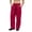 Red, variant on Men's Sweatpants – Wide Straight Leg, with Drawstring, Casual & Athletic Joggers for Gym, Lounge, Streetwear