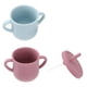 thumbnail image 3 of Silicone Straw Sippy Cups Durable Design with Handles for Milk Training and Gentle Gums 2pcs Set with Random Styles, 3 of 4