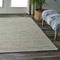 thumbnail image 1 of LR Home Distress Banded Coastal Light Blue 5x7 Indoor Area Rug, 1 of 7