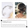 thumbnail image 4 of Wedding Crystal Hair Combs Bridal Headpieces Wedding Hair Accessories for Brides (Silver), 4 of 4