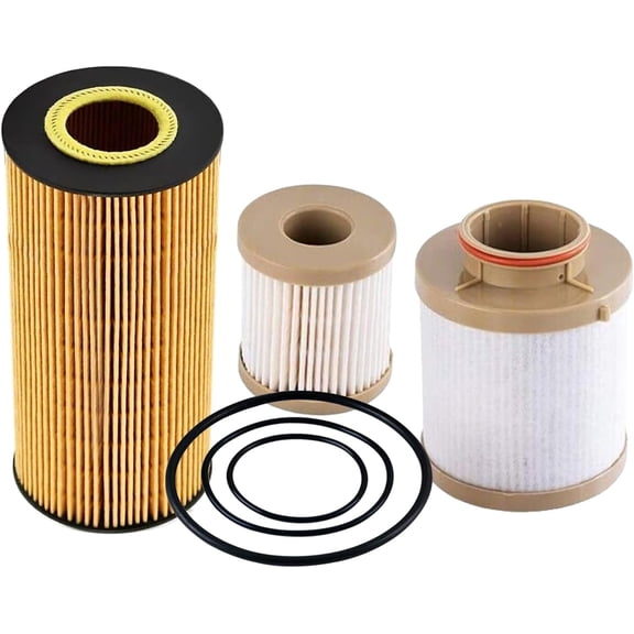 FD4616 Fuel Filter and FL2016 Oil Filter Replacement for 2003-2007 Ford F250 F350 F450 F550 Super Duty 6.0L 2003-2005 Excursion 6.0L