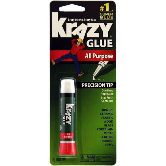 Krazy Glue, Instant All Purpose Tube, 0.07 oz.