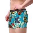 thumbnail image 3 of Kdxio Men's Boxer Briefs with Multicolored Butterflies Print - Comfortable and Breathable Underwear for Everyday Wear, 3 of 7