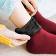 thumbnail image 4 of Women‘s Thermal Socks 5 Pairs - Thick Fleece Lined Cold Weather Winter Socks for Women Men Heated Snow Boot Socks Non Slip Mid Calf Warm Crew Socks, 4 of 7