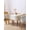 Khaki white, variant on White Brown Table Cloth, Modern Gradient Vertical Stripes Geometric Waterproof Tablecloth for Rectangle Tables, Reusable Washable Fabric Table Cover for Restaurant Kitchen Dining Tables 60"x84"