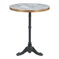 thumbnail image 3 of Gazebo Dining Table Multicolor Dining Table, Modern Style, Faux Stone MDF round shape tabletop, Cast Aluminum Iron, Outdoor Dining, 3 of 5