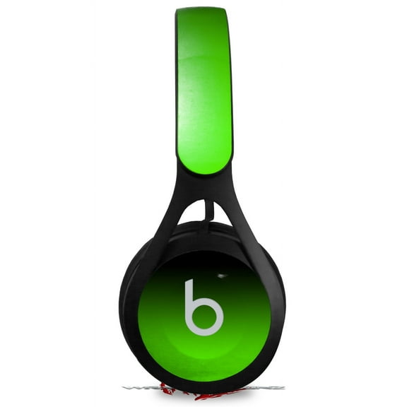 Skin Decal Wrap for Beats EP Smooth Fades Green Black HEADPHONES NOT INCLUDED