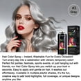 thumbnail image 6 of Hair Color Spray, Temporary Washable Hair Dye, Instant Color, Quick Dry, Non-Sticky, Easy Wash Out, Bright Colors for Parties, Festivals & Events (120ml), 6 of 10