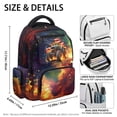thumbnail image 5 of Jeiento American Flag School Backpack for Boys 17 Inch Lightweight Kids Backpack, 600D Tear Resistant & Padded Tablet Sleeve, Tractor Bookbag for Grades 3-6 Ages 9-12, 5 of 8