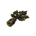 thumbnail image 3 of Royal Designs, Inc. Maple Leaf Design Lamp Finial for Lamp Shade, F-5062AB-2, Antique Brass, Pack of 2, 3 of 5