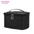 TSV Large Capacity Makeup Case, Foldable Rhombic Makeup Bag Organizer