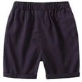 thumbnail image 3 of MDUKONU Toddler Boys Cargo Shorts Adjustable Waist Baggy Fit Cool Casual Shorts Football Workout Clothes for Kids Size: 3-4 Years Navy, 3 of 6