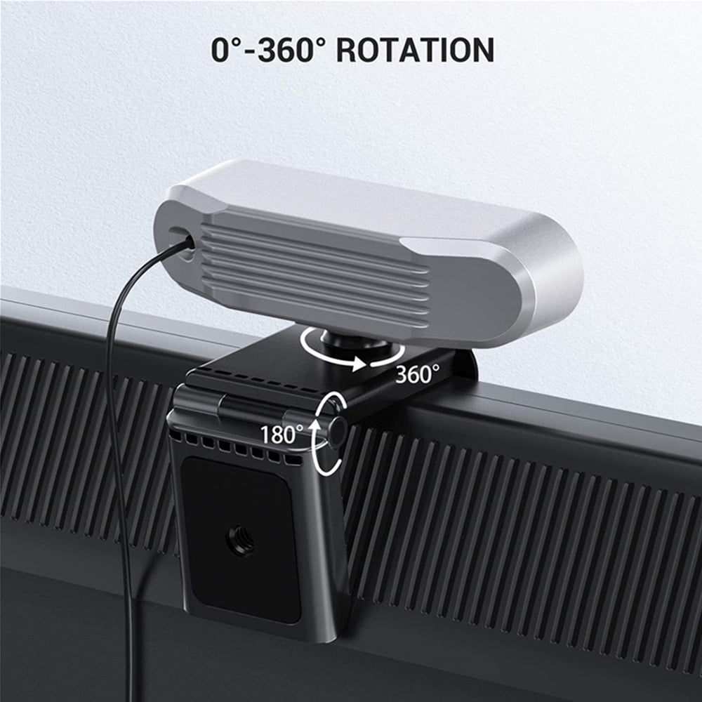 4K USB Webcam Auto  8MP 30FPS,  & Play with Type-C Adapter & Tripod for Streaming, Video Calls, Content Creation