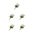 thumbnail image 3 of Destyer 1/2/3/5 Coffre-Fort et Réutilisables Mariage Boutonnière - Apparence Réaliste Large Épingle d'Application Fixation Broches Tissu Fleurs Vert 5PCS, 3 of 6