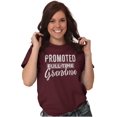 thumbnail image 3 of Promoted Grandma Announcement Cute Women's Graphic T Shirt Tees Brisco Brands 2X, 3 of 6
