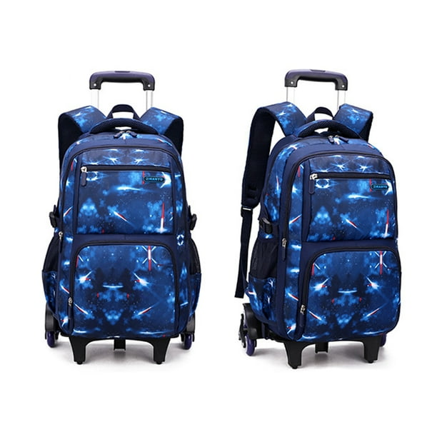 Rolling for Boys Girls Luggage Wheeled Trolley School Bag Bookbag with Lunch Bag Pencil Bag Rolling for Boys Girls Luggage Wheeled Trolley School Bag