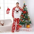 thumbnail image 2 of REORIAFEE Christmas Matching Family Pajamas 2 Piece Loungewear Long Sleeve Top and Pant Plaid Soft Lightweight Sleepwear Red S-2XL, 2 of 7