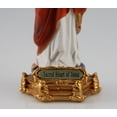 thumbnail image 3 of Sacred Heart of Jesus Christ Lord Catholic Religious 5 Inch Resin Colored Small Statue Figurine Decoration, 3 of 10