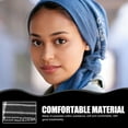 thumbnail image 3 of OULII 1Pcs Men Head Scarf White Cotton Neck Warmth Tassel Design Tourism Motorcycle Riding, 3 of 8