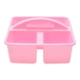 thumbnail image 1 of Caja Prichos Tres Compartimentos y Asa de Plástico 1 Pieza Rosa, 1 of 3