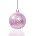 thumbnail image 2 of Yuarrent Bola colgante de plástico para árbol de Navidad, 12 piezas, extraíble, 12 patrones, adorno para oficina, centro comercial, festival, Kits de decoración para fiestas Rosado Yuarrent HA008097-02, 2 of 6