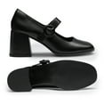 thumbnail image 2 of BURUDANI Chunky Heels for Women Block Heels Closed Toe Mary Jane Shoes Comfortable Dress Office Church Pumps, 2 of 6