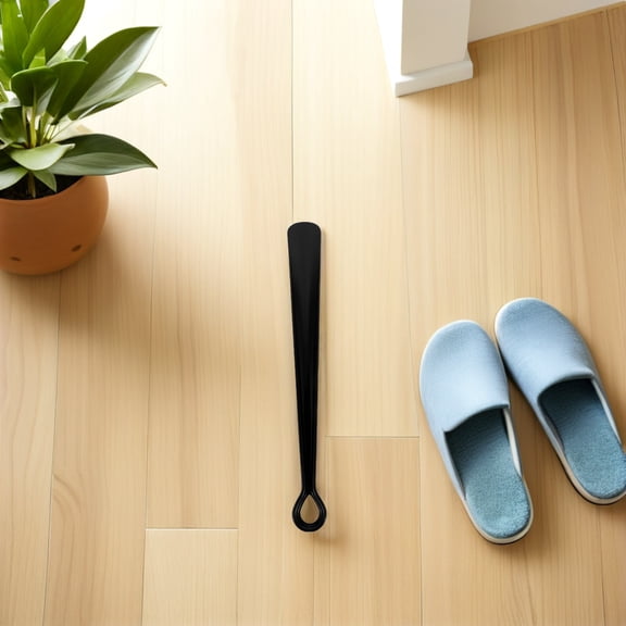 OFFIGAM Plastic Shoe Horn Set of 2, Shoe Puller for Easy Footwear Wearing, Lightweight and Portable