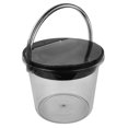 thumbnail image 5 of Soimiss Lightweight Grey Compost Bin with Handle for Tea Waste and Kitchen Trash Management, 5 of 7