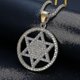 thumbnail image 1 of Colgante de estrella de Mogan David para hombre, cadena de aleación de alta calidad judía de Israel, collar de estrella de David, joyería Kb, 1 of 5