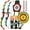 Light Blue&Green, variant on Bow and Arrow Set for Kids, 2-Pack LED Light Up Archery Set with 20 Suction Cup Arrows, Indoor and Outdoor Toy for Boys Girls Age 4-8 8-12 with Standing Target&2 Quivers