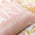 thumbnail image 6 of Lush Decor Watercolor Rose Paris Glitter Reversible Quilt 4-Piece Bedding Set, Twin XL, 6 of 11