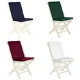 thumbnail image 3 of Coussins de Chaise Blancs à Charnières, 3 of 3