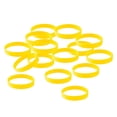 thumbnail image 2 of Pulseras de silicona Hugo 15 piezas pack amarillo, 2 of 7