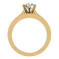 thumbnail image 3 of Wedding Ring Set for Women Gift Box Authenticity Cards 14K Gold w/Band 1.25 CT (G, I1), 3 of 5