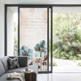 thumbnail image 2 of Non-Adhesive Static Cling Window Tint, Spring Floral Vintage Window Privacy Film Frosted, Retro Teal Tulips Botanical Summer Insulated Windows Frosted Films for Living room, 35.4 x 78.7 Inches, 2 of 9