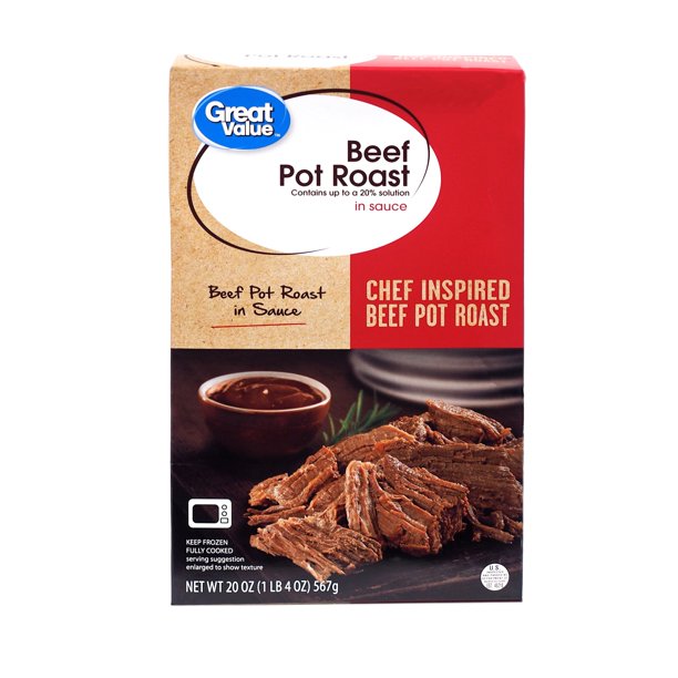 Great Value Beef Pot Roast in Sauce, 20 oz