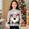 thumbnail image 2 of LWNYDPLSD Christmas Long Sleeve Shirt Black Tshirt Girls Tshirt White Top 10/12 Girls Clothes Size 6 Boys Clothes Baby Girls Girls Size 5 Clothes, 3-4 Years, 2 of 4