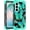 Green Butterfly, variant on CASEFIV for Samsung Galaxy S26 Case,Glow in The Dark,Shockproof Protection Hard PC Soft Flexible TPU Bumper Drop Protective Protective Phone Cover Case,Purple Pink Flower