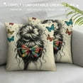 thumbnail image 3 of Shiartex  Hello Spring Pillow Covers  - Farmhouse Throw Pillow Covers,Flowers Vase Throw Pillows, Girl Cushion Case Decor for Home Sofa Couch, 3 of 5