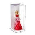 thumbnail image 2 of Deluxe Acrylic Figurine Display Case with White Back and Wall Mount for Doll Bobblehead Action Figure or Collectible Toy Figure (A078-WB), 2 of 3