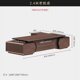 thumbnail image 1 of Italian style office desk and chair combination high-end simple modern large shift desk My Lux Decor Round, 1 of 9