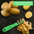 thumbnail image 3 of Mr&Mrs White Vegetable Peeler Set Green Potato Peelers Kitchen Julienne Veggie Peeler, 3 of 7