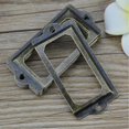 thumbnail image 3 of 12pcs Antique Brass Metal Label Pull Frame Handle File Name Card Holder, 3 of 4