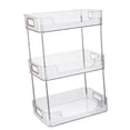 thumbnail image 1 of Abbracc Spice Rack Organizer Large Capacity Tray Makeup Shelf Organizer Vanity Organizer White 3 layers, 1 of 9