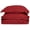 Burgundy, variant on 300-Thread Count 100% Egyptian Cotton Lightweight Solid Duvet Cover Set Ivory / Twin