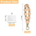 thumbnail image 2 of Uxcell 2 Pcs Correa para Teléfono con Pestañas de Sujeción, Pulsera Lanyard Hecha a Mano para Mujeres y Niñas, Rosa, 2 of 7